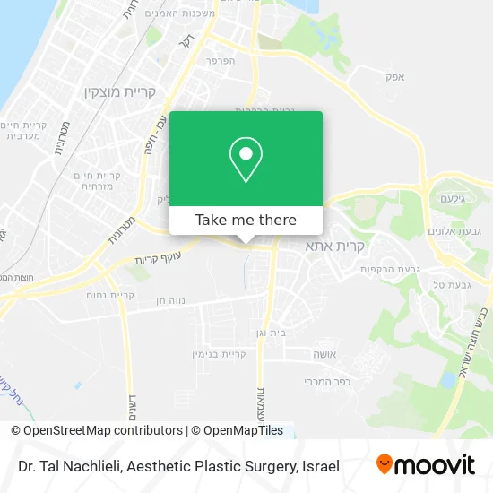 Карта Dr. Tal Nachlieli, Aesthetic Plastic Surgery