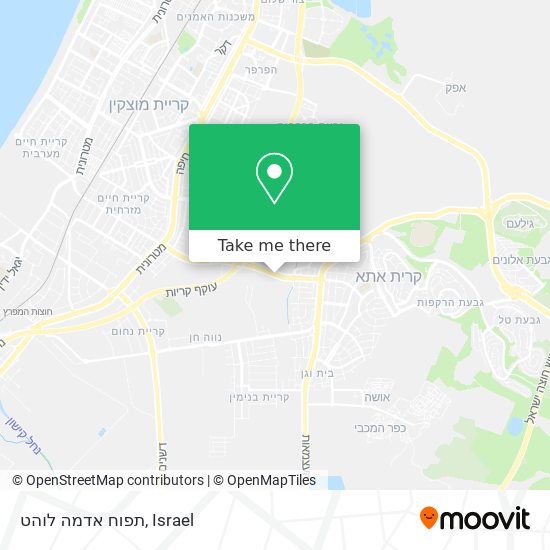 תפוח אדמה לוהט map