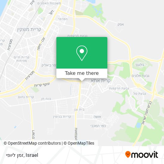 זמן ליופי map