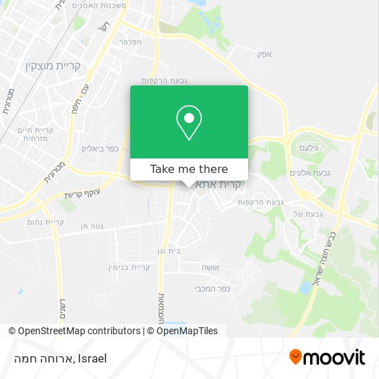 ארוחה חמה map