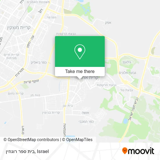 Карта בית ספר רוגוזין