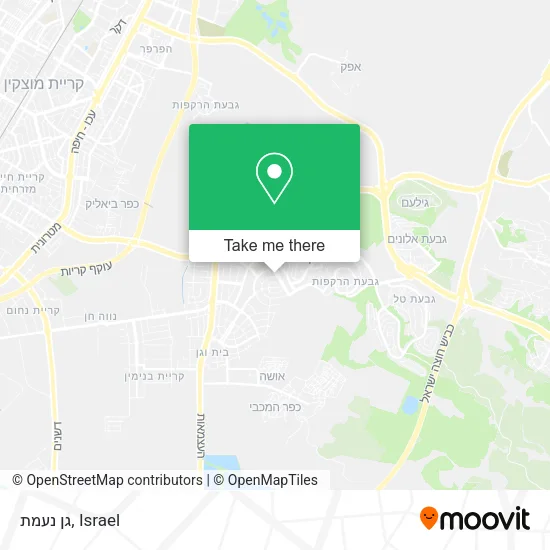 Карта גן נעמת
