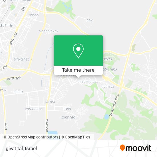givat tal map