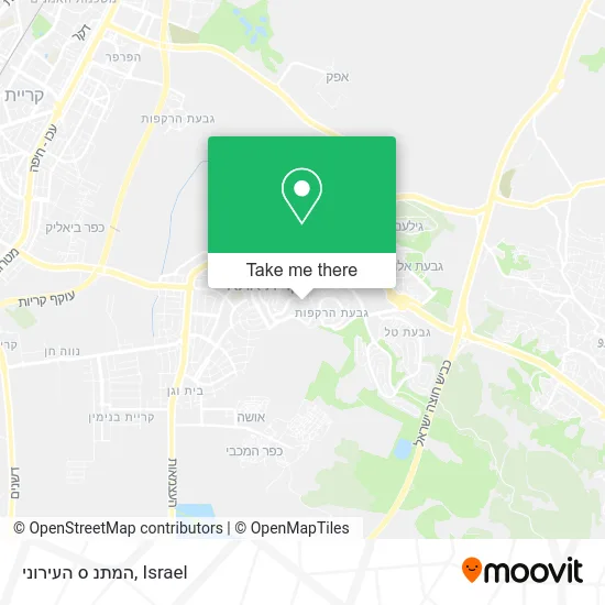 Карта המתנ ס העירוני