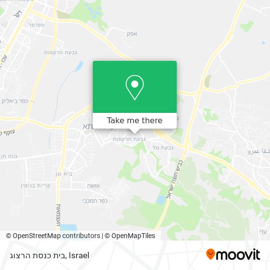 בית כנסת הרצוג map