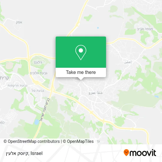 Карта קיוסק אלעין