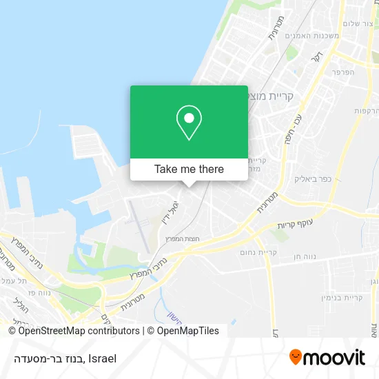 Карта בנוז בר-מסעדה