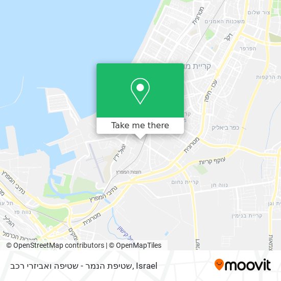 שטיפת הנמר - שטיפה ואביזרי רכב map