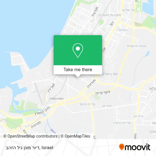 Карта דיור מוגן גיל הזהב