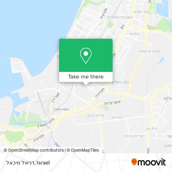 דניאל מיכאל map