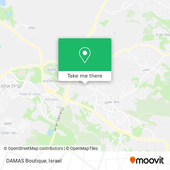 DAMAS Boutique map