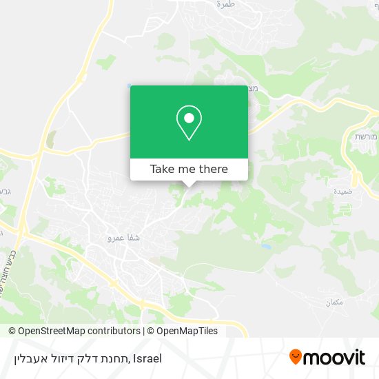 תחנת דלק דיזול אעבלין map