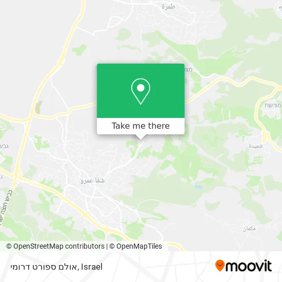 Карта אולם ספורט דרומי