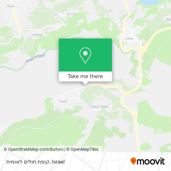 קופת חולים לאומית map