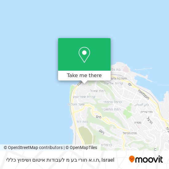 ח.ו.א חורי בע מ לעבודות איטום ושיפוץ כללי map