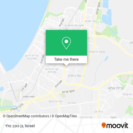 גן כוכב נולד map