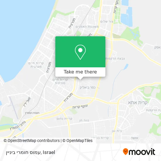 Карта עמוס חומרי ביניין