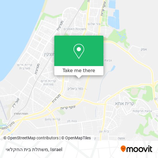 משתלת בית החקלאי map