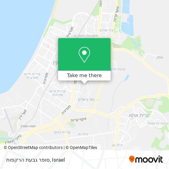 סופר גבעת הרקפות map