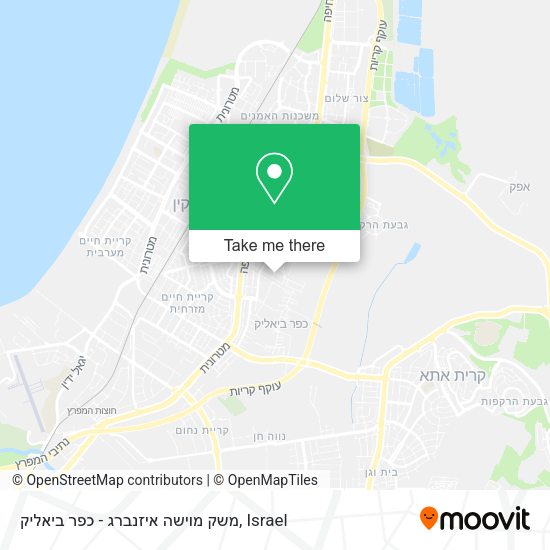 משק מוישה איזנברג - כפר ביאליק map