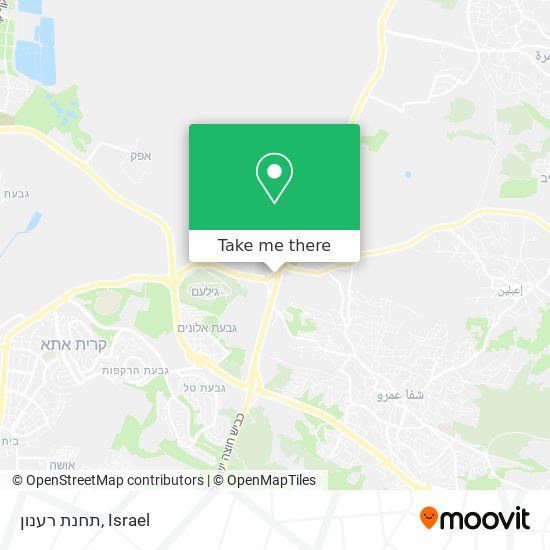 תחנת רענון map