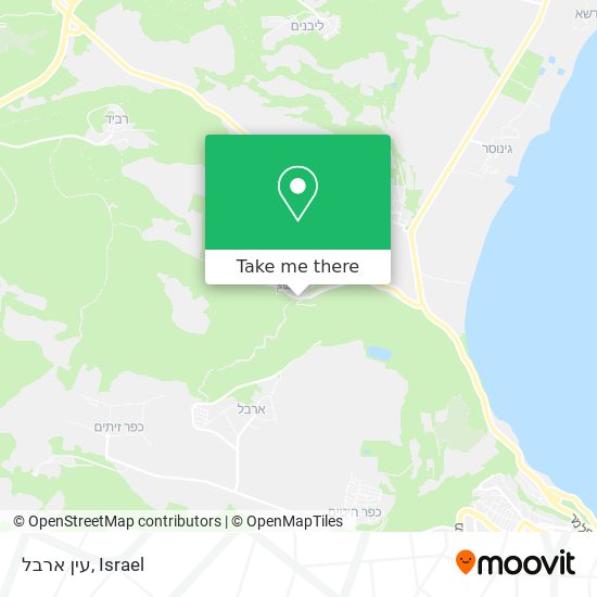 עין ארבל map