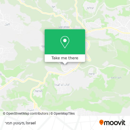 פעוטון תמר map