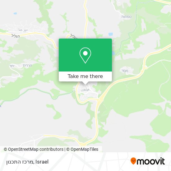 מרכז התכנון map