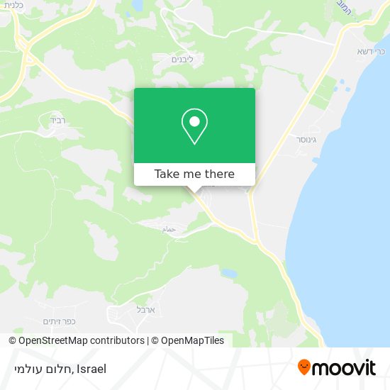 חלום עולמי map