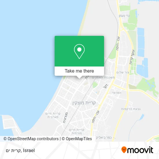 Карта קרית ים