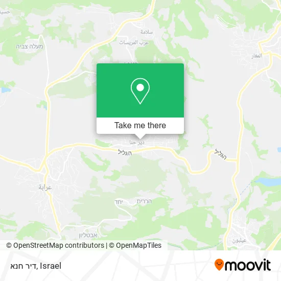Карта דיר חנא
