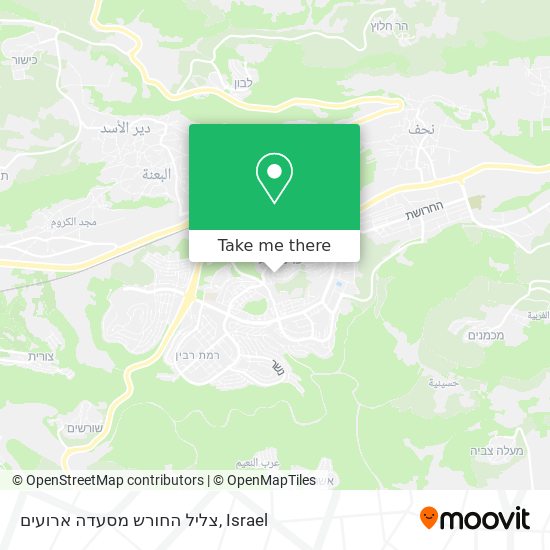 צליל החורש מסעדה ארועים map
