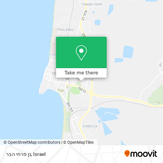 גן פרחי הבר map