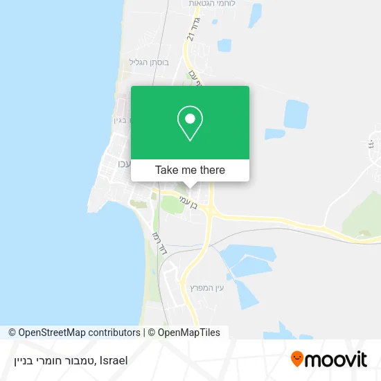 Карта טמבור חומרי בניין