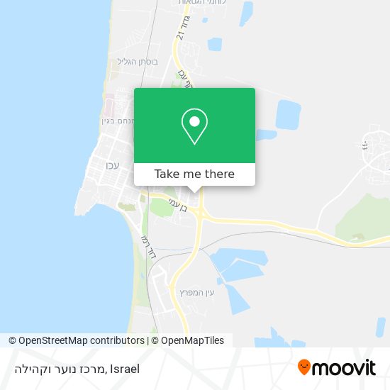 מרכז נוער וקהילה map