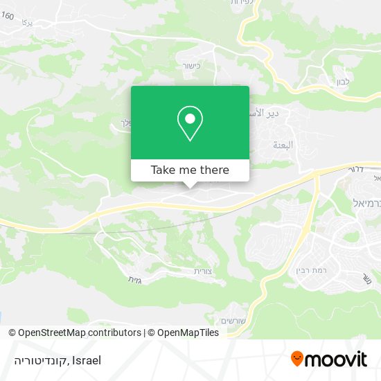 קונדיטוריה map