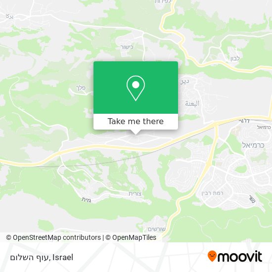 עוף השלום map