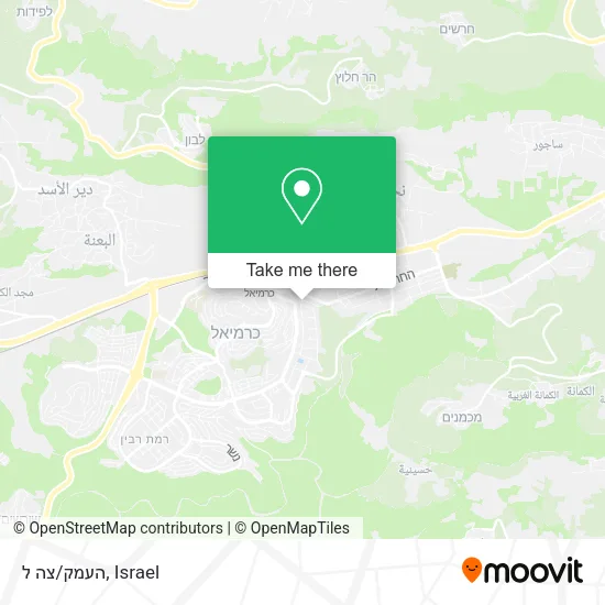 Карта העמק/צה ל