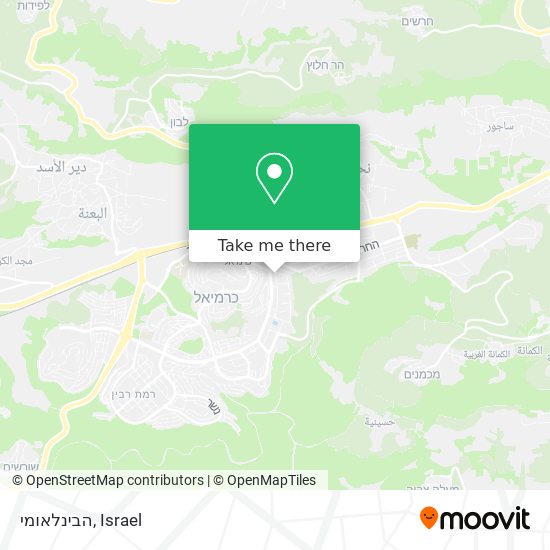 הבינלאומי map