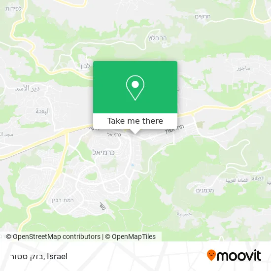 Карта בזק סטור