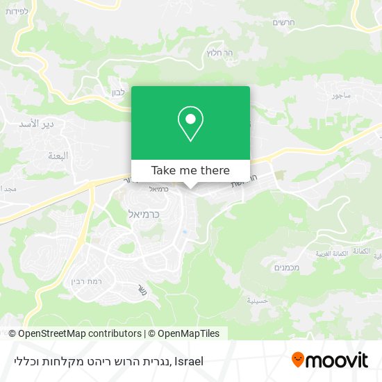 נגרית הרוש ריהט מקלחות וכללי map