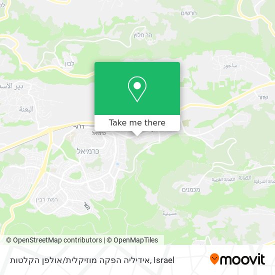 Карта אידיליה הפקה מוזיקלית / אולפן הקלטות