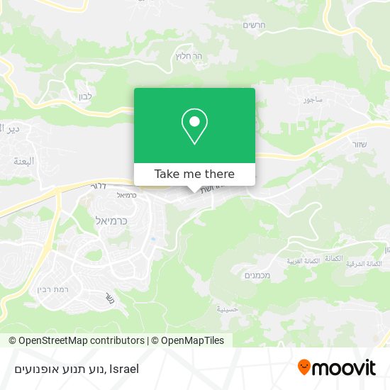 נוע תנוע אופנועים map