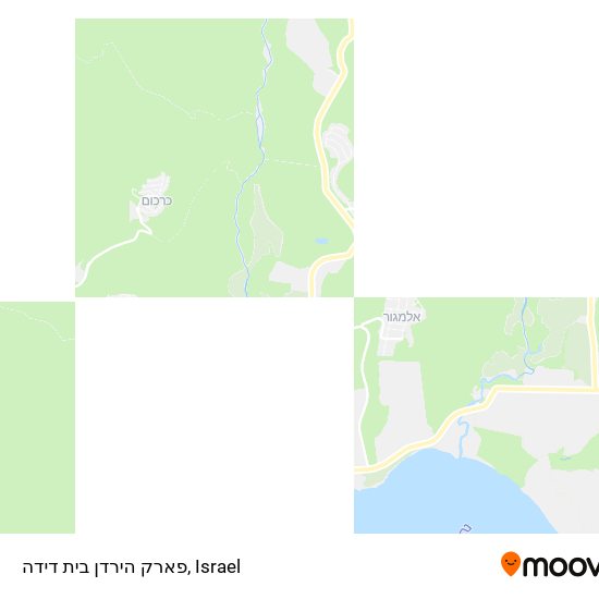 פארק הירדן בית דידה map