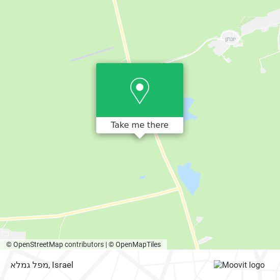 Карта מפל גמלא