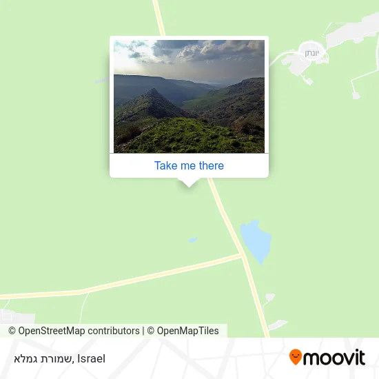 Карта שמורת גמלא