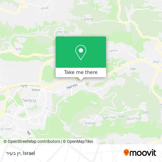 יין בעיר map