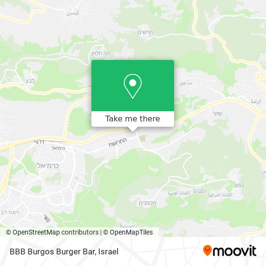 Карта BBB Burgos Burger Bar