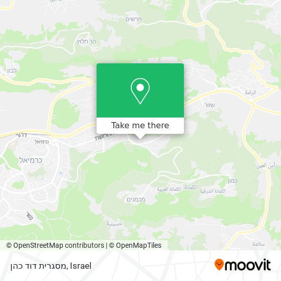 מסגרית דוד כהן map