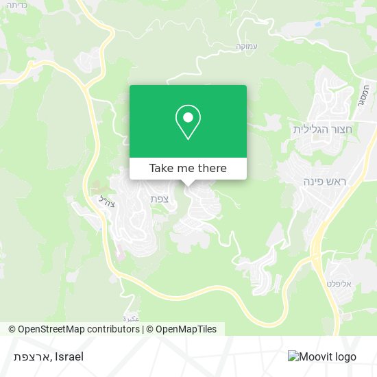 ארצפת map